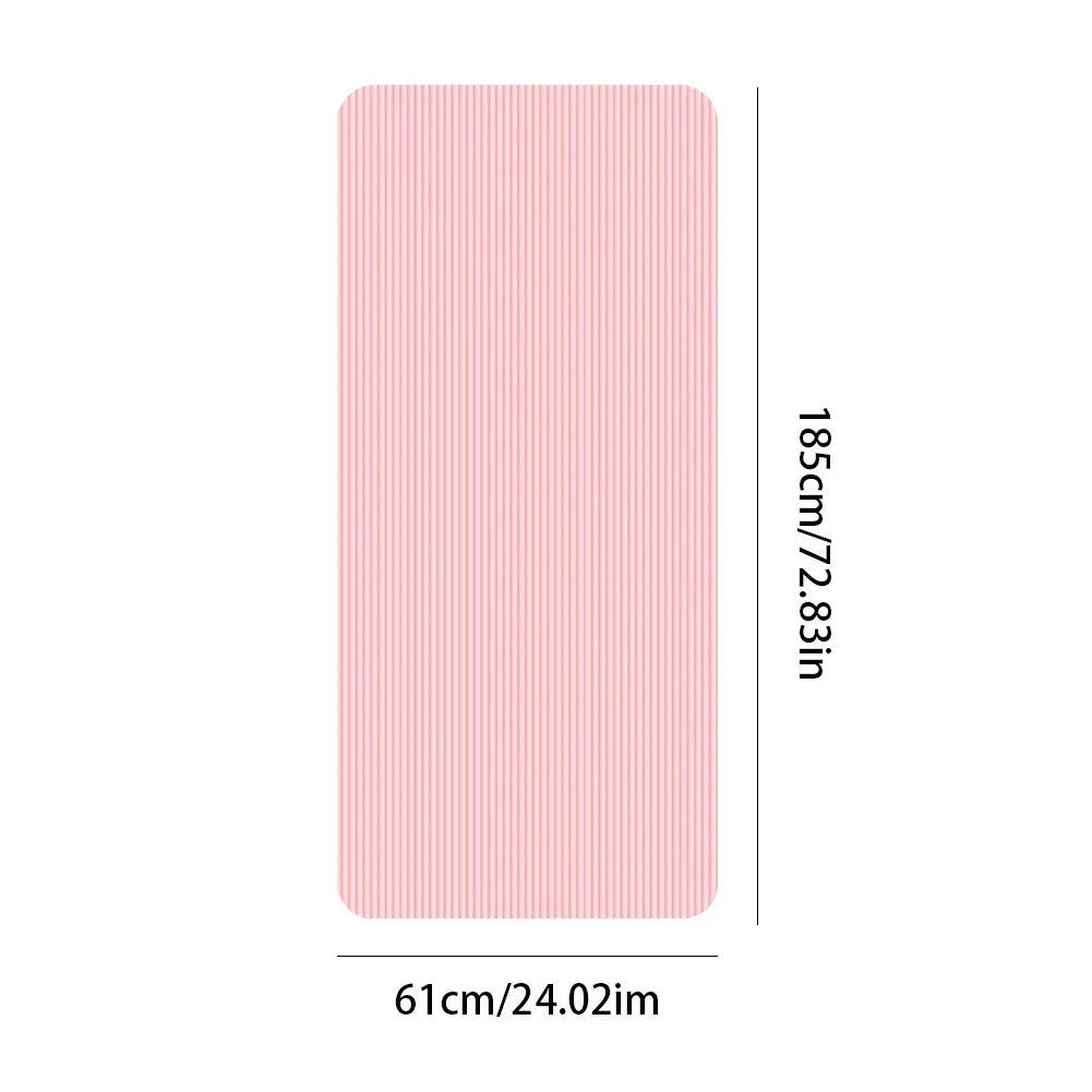 Yoga Mat Non Slip Exercise Mat Thick Solid Color Fitness Mat Yoga Workout Mat Multi- for Gym Materassino palestra Yoga knee Mat