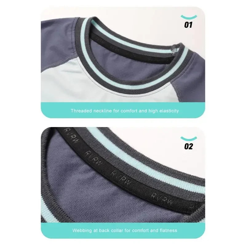 Quick Dry Short Sleeves T-shirts for Kids Boys Girls Lightweight Breathable Loose Running Basketball Sports Tops for Children