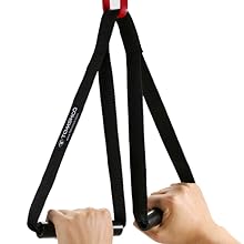 5 Packs Pull Up Assist Bands Set Resistance Loop Bands Powerlifting Exercise Stretch Bands with Door Anchor and Handles