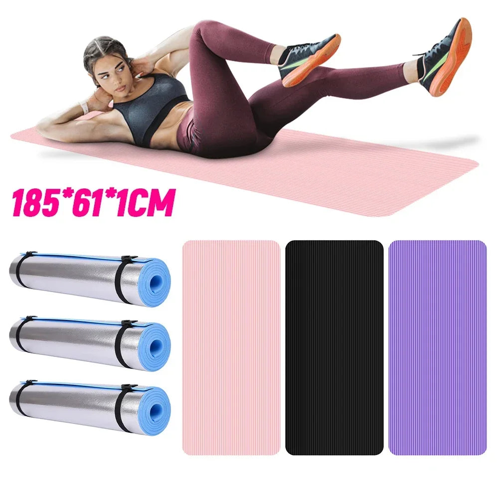 Yoga Mat Non Slip Exercise Mat Thick Solid Color Fitness Mat Yoga Workout Mat Multi- for  Gym Materassino palestra Yoga knee Mat