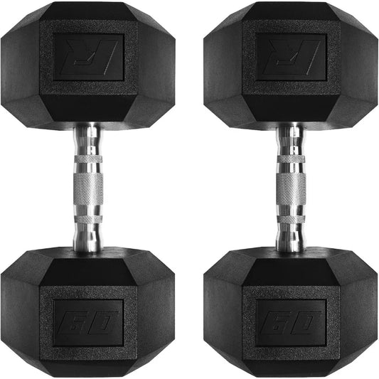 5-650 LBS PVC Encased Hex Dumbbell Sets with Optional Rack for Home Gym, Hand weight with Chrome Handle for Strength Training,