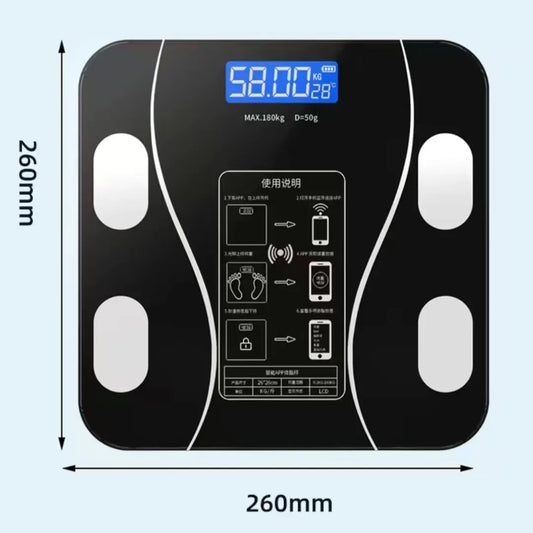 New USB Body Fat Scale,Intelligent and Precise Home Fat Scale,Adult Body Scale,Small Electronic Scale, Weighing Scale Body Scale