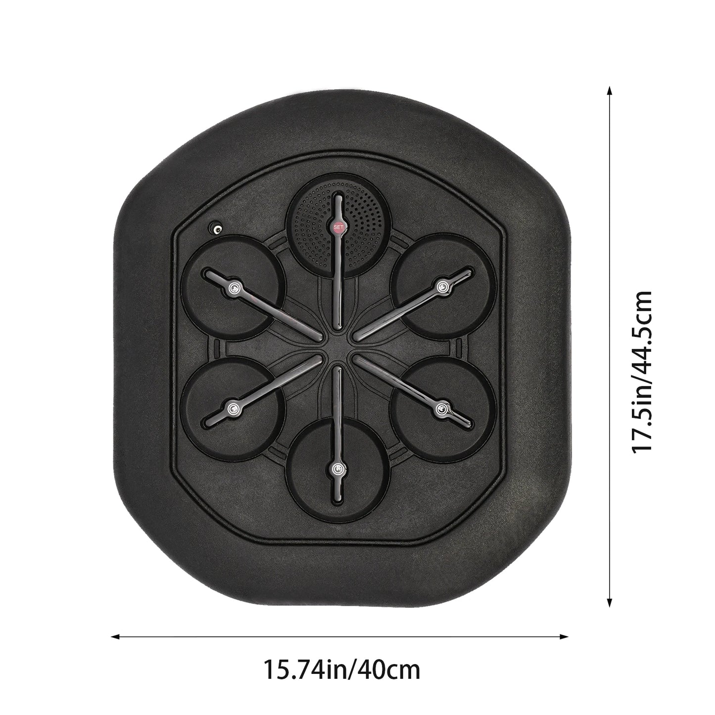 Intelligent Music Boxing Training Machine, Wall Mount Bluetooth Boxing Wall Target Punch Trainer w/Gloves&LED Light for Home Gym