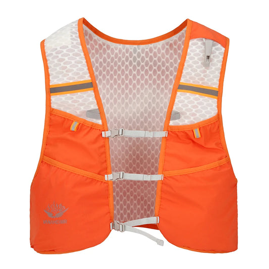 For Biking Running Storage Vest Lightweight Running Vest Reflective Hydration Water Chest Pack With Phone Storage Pocket