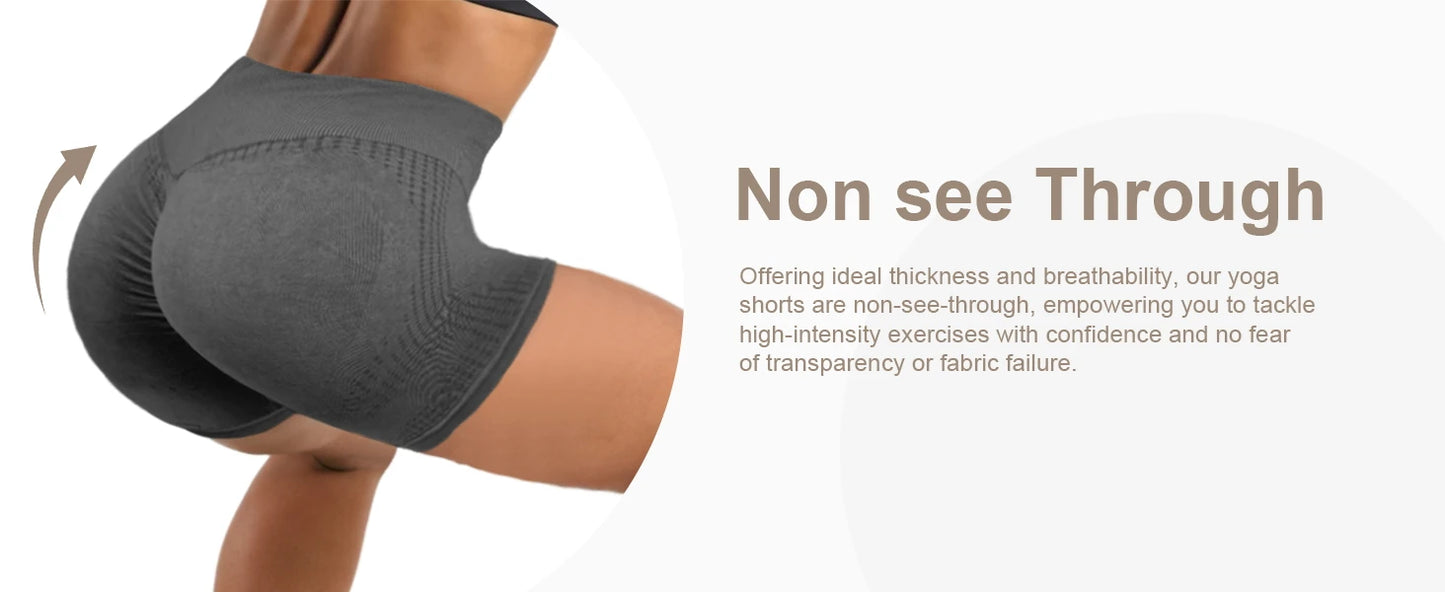 3pcs High Waist Yoga Sports Shorts Solid Colour, High Stretch Fitness Workout Exercise Shorts, Sportswear Breathable Leggings