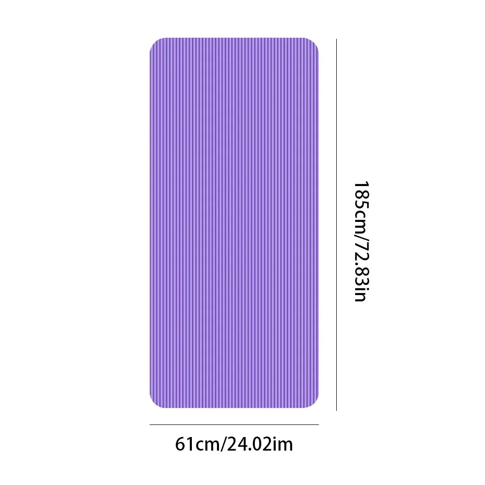Yoga Mat Non Slip Exercise Mat Thick Solid Color Fitness Mat Yoga Workout Mat Multi- for  Gym Materassino palestra Yoga knee Mat