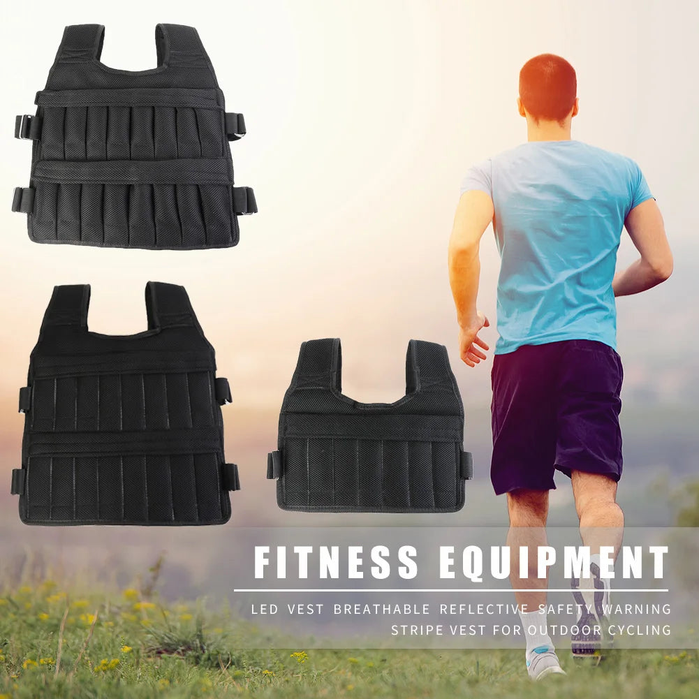 3/15/35kg Weighted Vest Adjustable Workout Weight Jacket Weighted Exercise Vest for Running Training Workout Jogging Walking