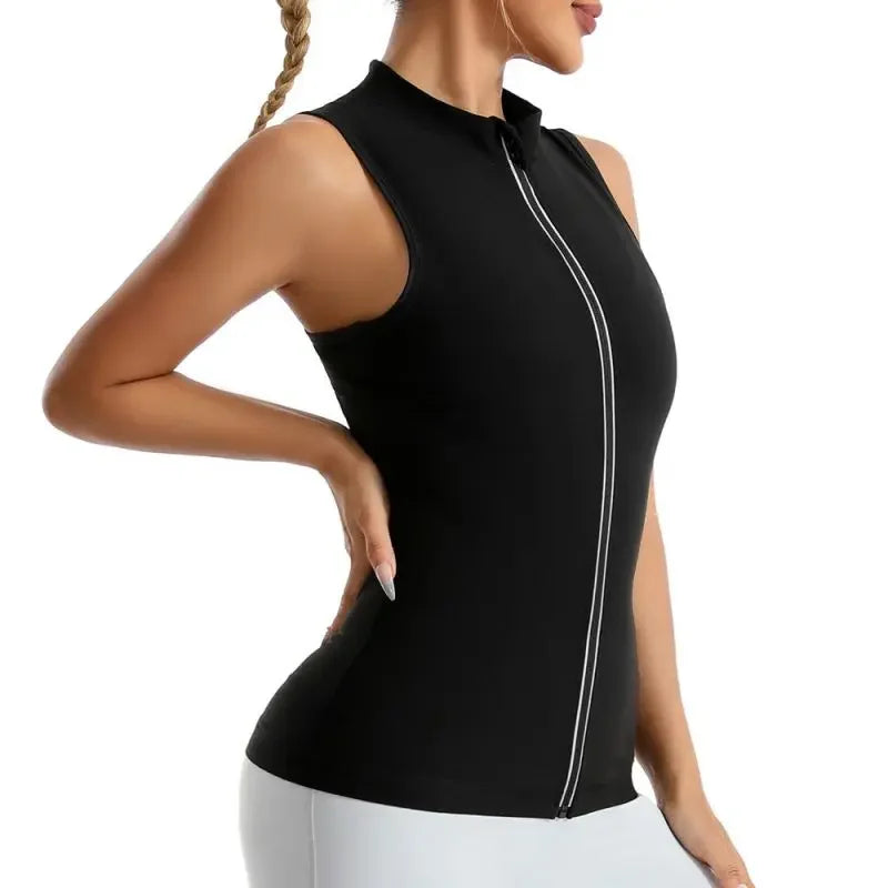 Women Gym Sauna Shaper Vest Thermo Sweat Tank Top Slimming Vest Waist Trainer Corset Fitness Workout Compression Shirt
