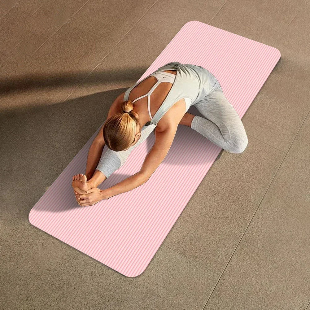 Yoga Mat Non Slip Exercise Mat Thick Solid Color Fitness Mat Yoga Workout Mat Multi- for  Gym Materassino palestra Yoga knee Mat