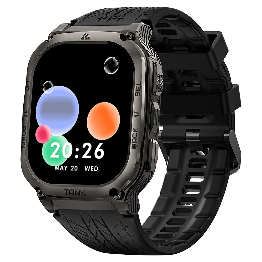 TICWRIS TANK M3 Ultra GPS Smart Watch For Men Compass Altimeter Barometric IP69K 5ATM Waterproof 480mAh AMOLED Bluetooth Watches