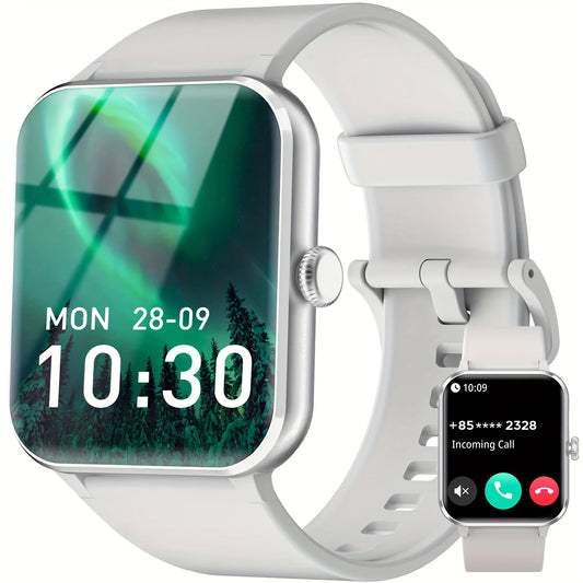 Baolubao New Waterproof Smart Watch for Women Men 1.85'' HD Screen Bluetooth Fitness&Health Monitoing Smartwatch for Android IOS
