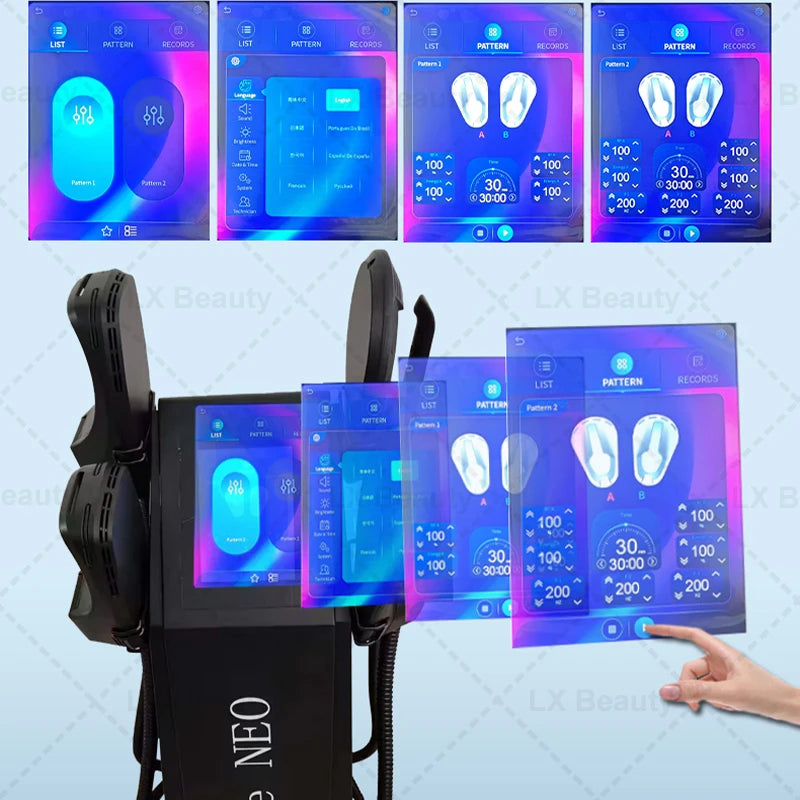 2025 Newest 15 Tesla EMS Machine 6500W Hi-emt Muscle Stimulator Body Slimming Emsone NEO NOVA AbdomenTechnology Sculpting Salon